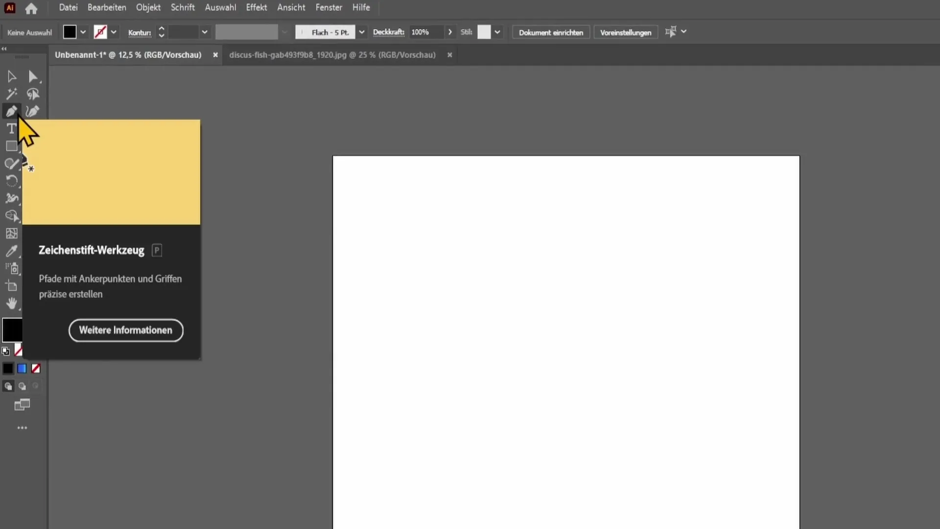 Menggambar secara profesional dengan alat pena di Adobe Illustrator