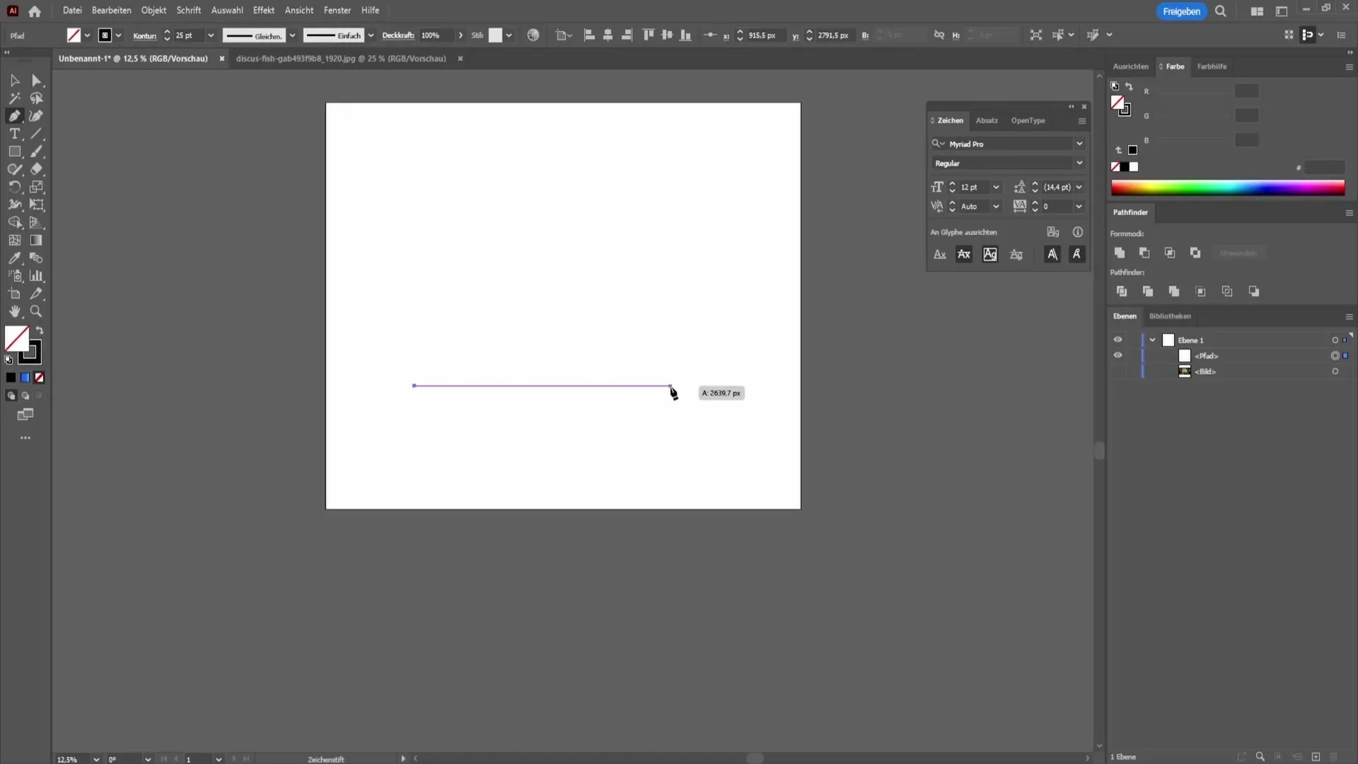 Professionell ritande med verktyget Penna i Adobe Illustrator