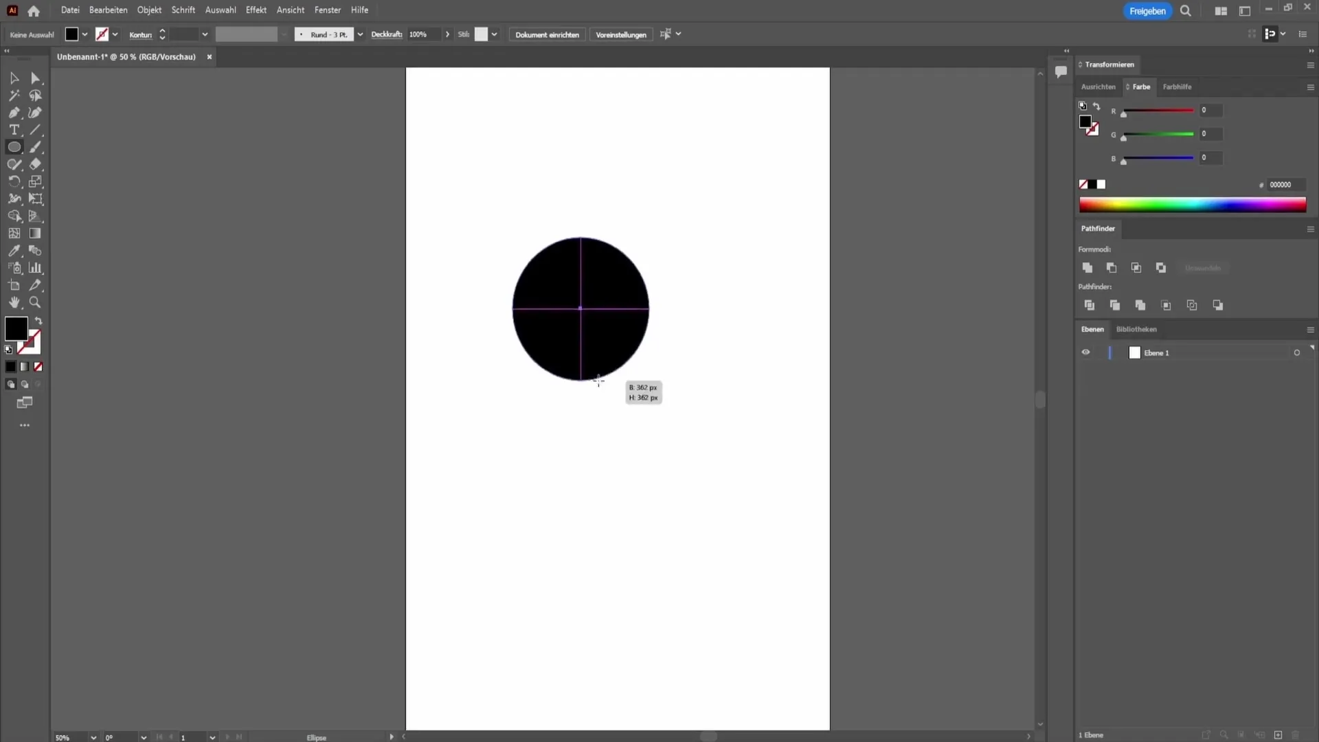 Membuat bentuk secara efisien di Adobe Illustrator