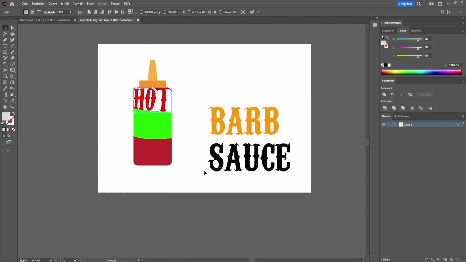 Vložte text do tvaru pomocí programu Adobe Illustrator