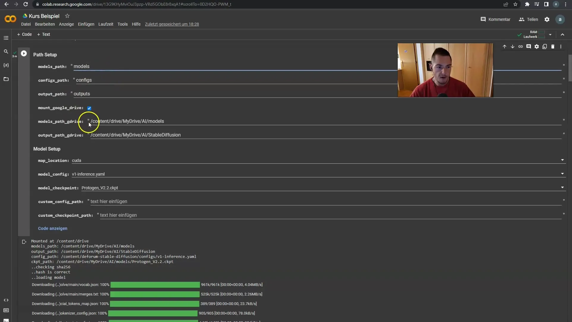 Deforum Sabit Yayılım: Yollar - Videolarım, resimlerim ve modellerim nerede?