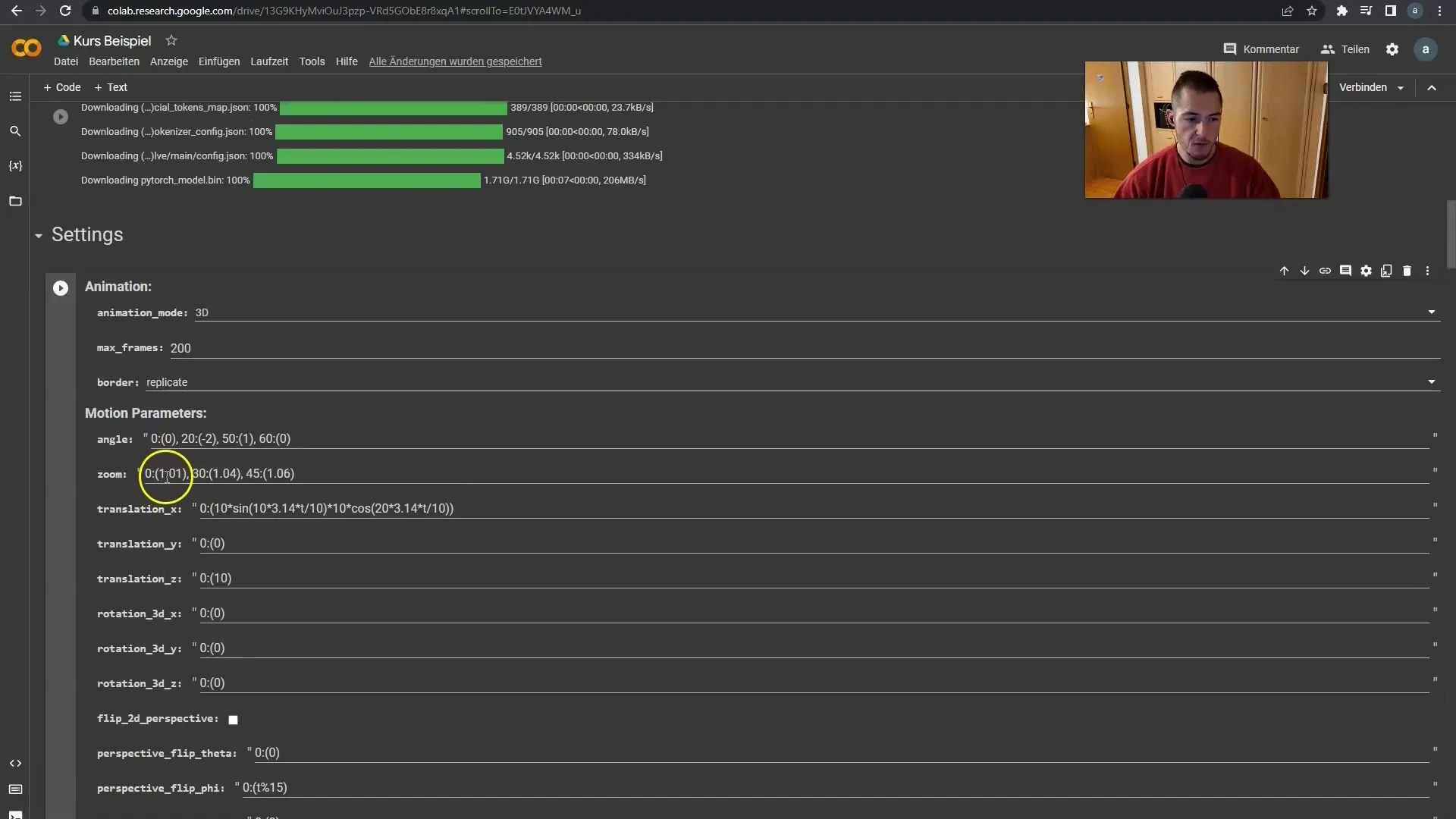 Optimierung von Noise und Strength in Deforum Stable Diffusion