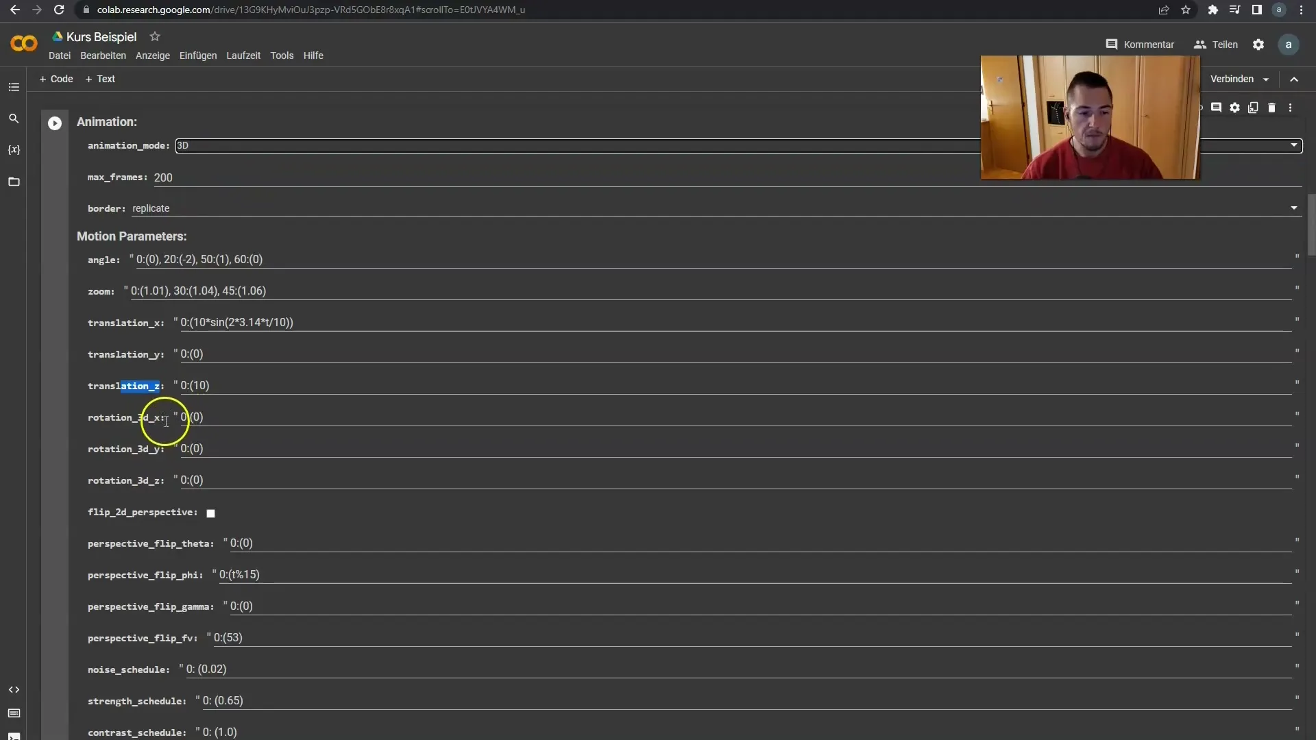 Meistere Kameraachsen und Rotationen in Deforum Stable Diffusion