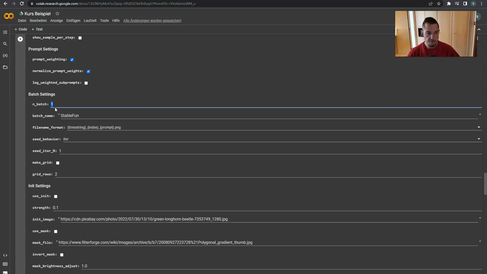 Deforum Stable Diffusion: Effective use of prompt and batch settings