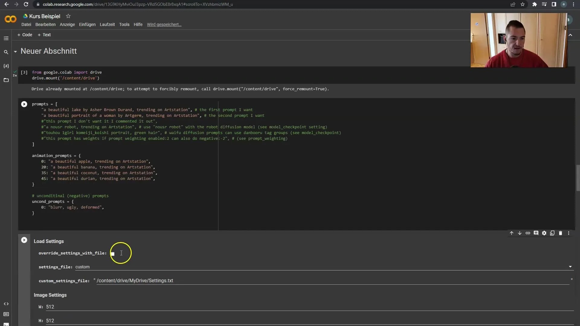 Deforum Stable Diffusion: Effektive Nutzung von Prompt und Batch Settings