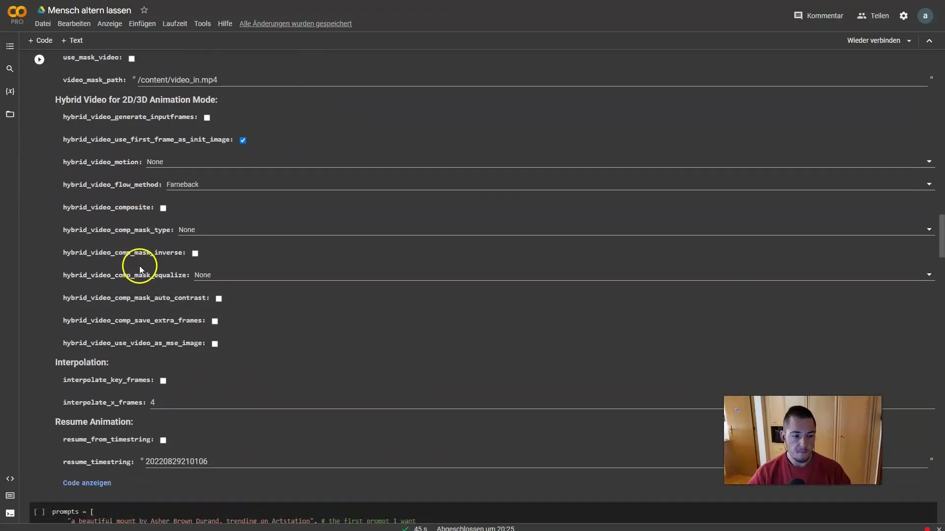 Animasyonlar ve yaşlanma gösterimleri için Deforum Stable Diffusion'un kullanım kılavuzu