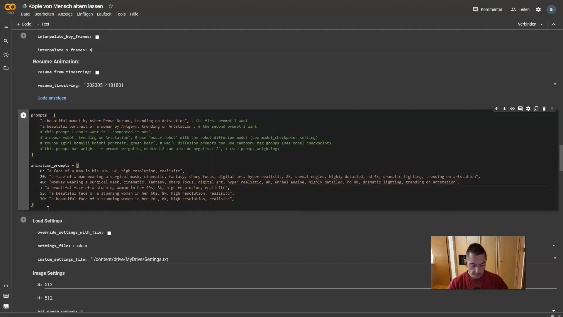 Creative transformations with Deforum Stable Diffusion