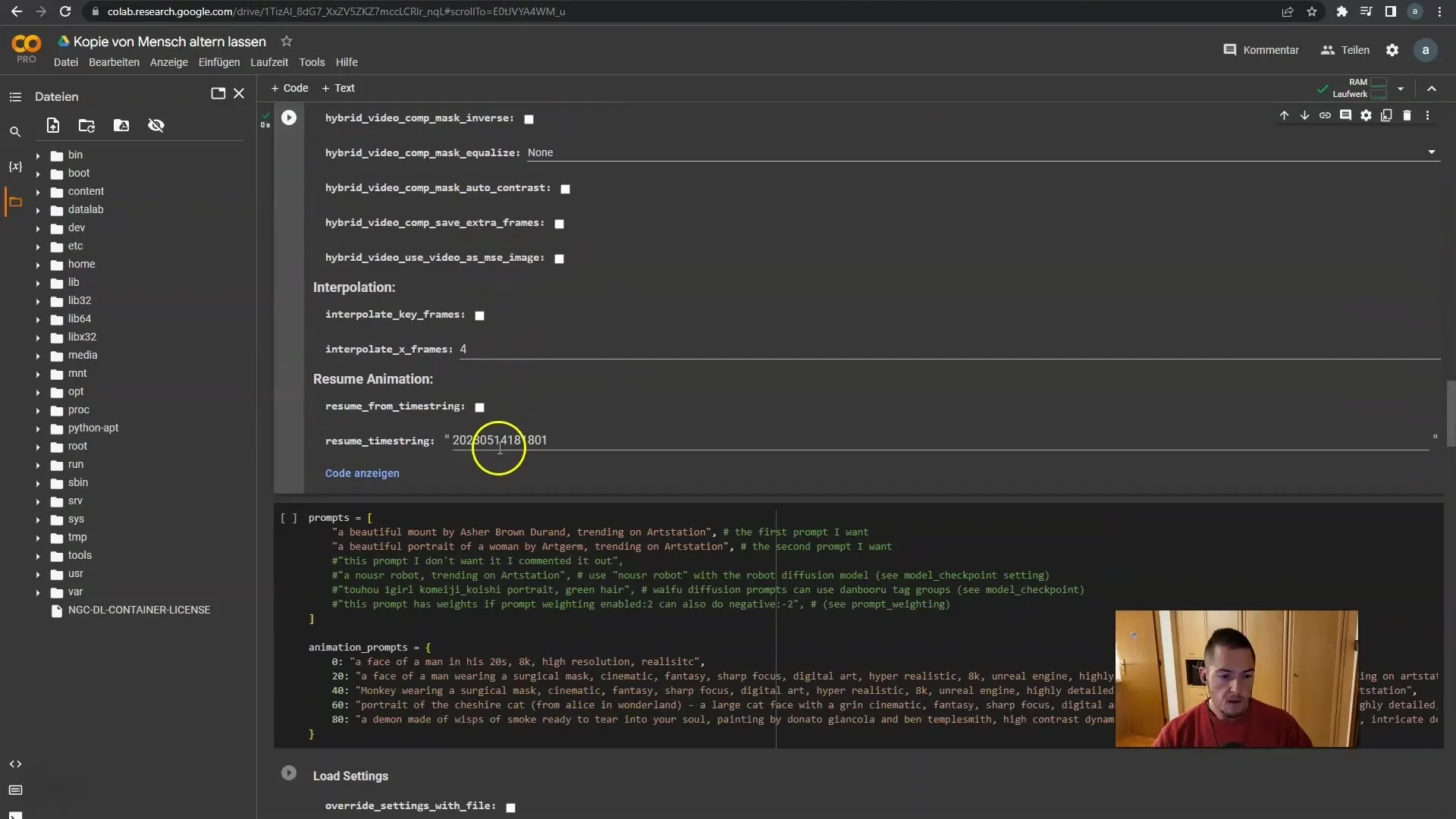 Креативные трансформации с Deforum Stable Diffusion