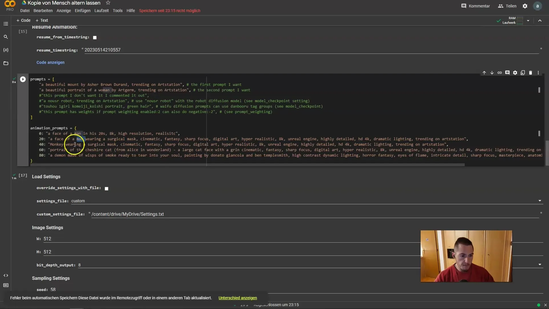 Optimization of video creation with Deforum Stable Diffusion