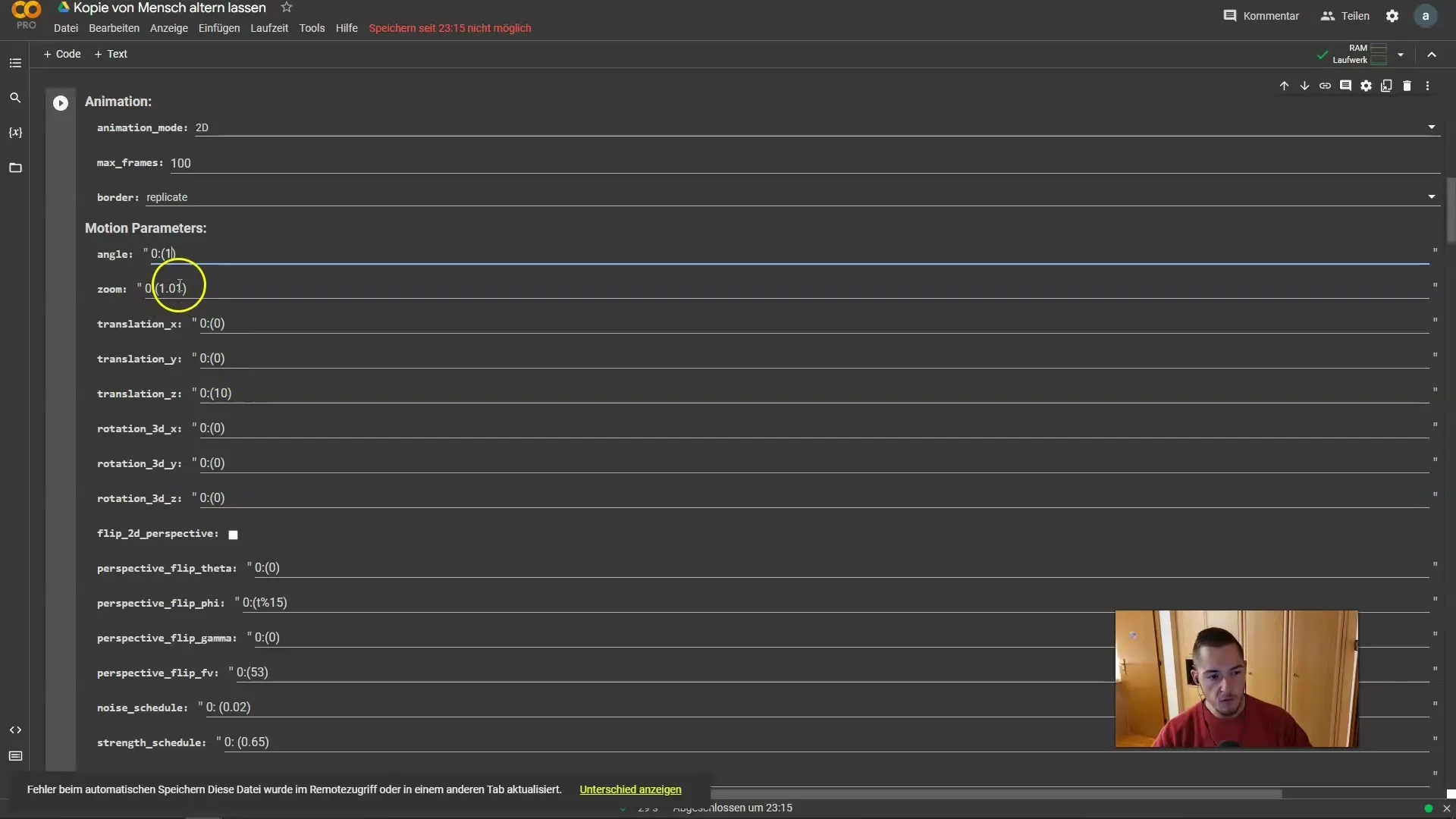 Optimization of video creation with Deforum Stable Diffusion