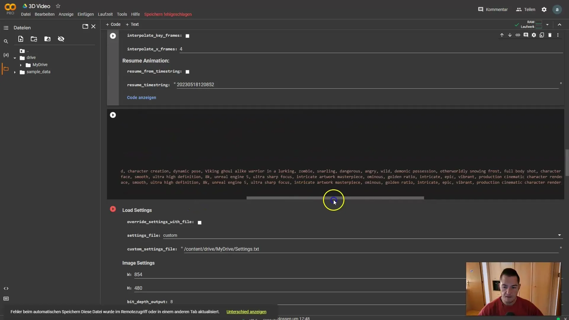 Erstellung von beeindruckenden 3D-Animationen mit Deforum Stable Diffusion