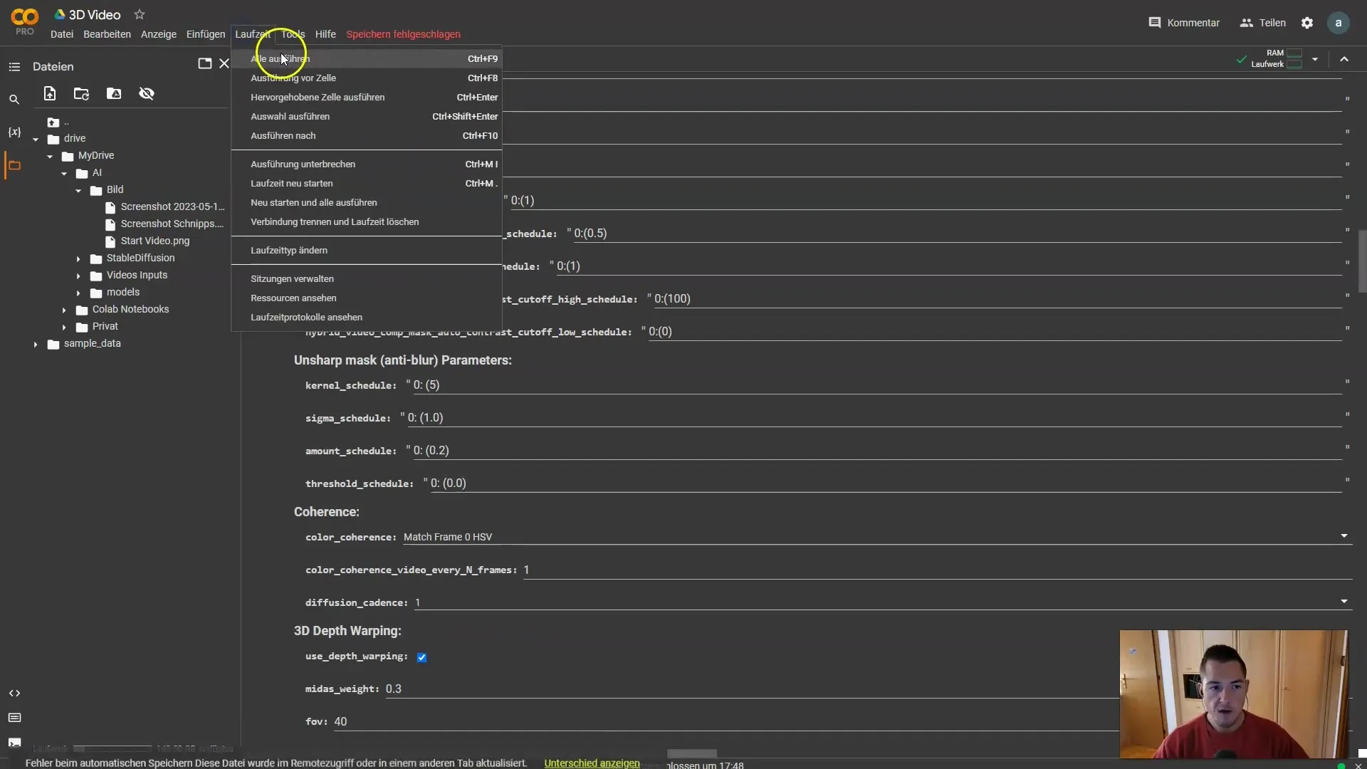 Erstellung von beeindruckenden 3D-Animationen mit Deforum Stable Diffusion