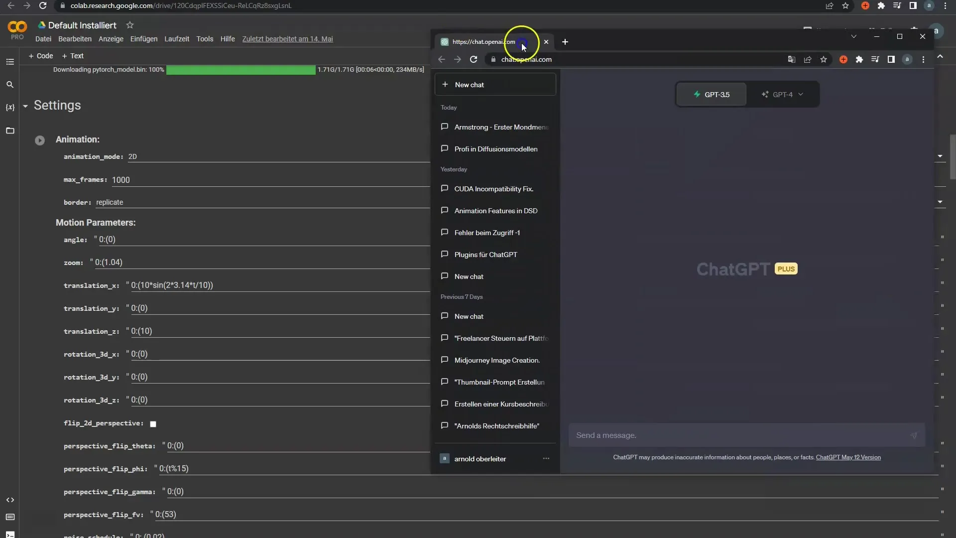 Effiziente Erstellung von Animationen in Deforum Stable Diffusion