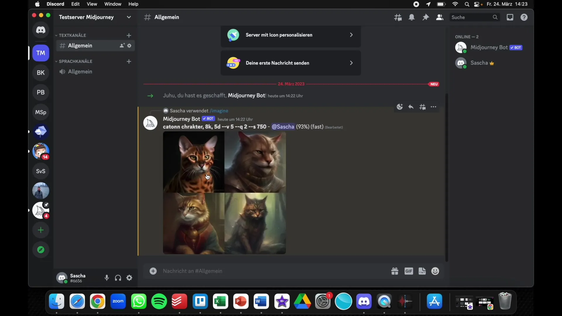 Pareizi izveidot privātu Discord serveri Midjourney