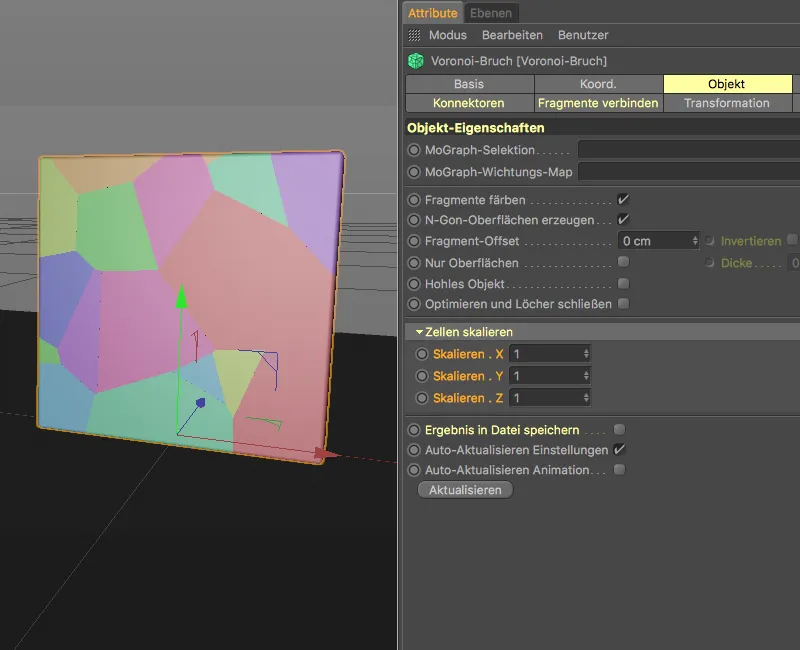 Novidade no lançamento 19 - o objeto de quebra de Voronoi expandido.