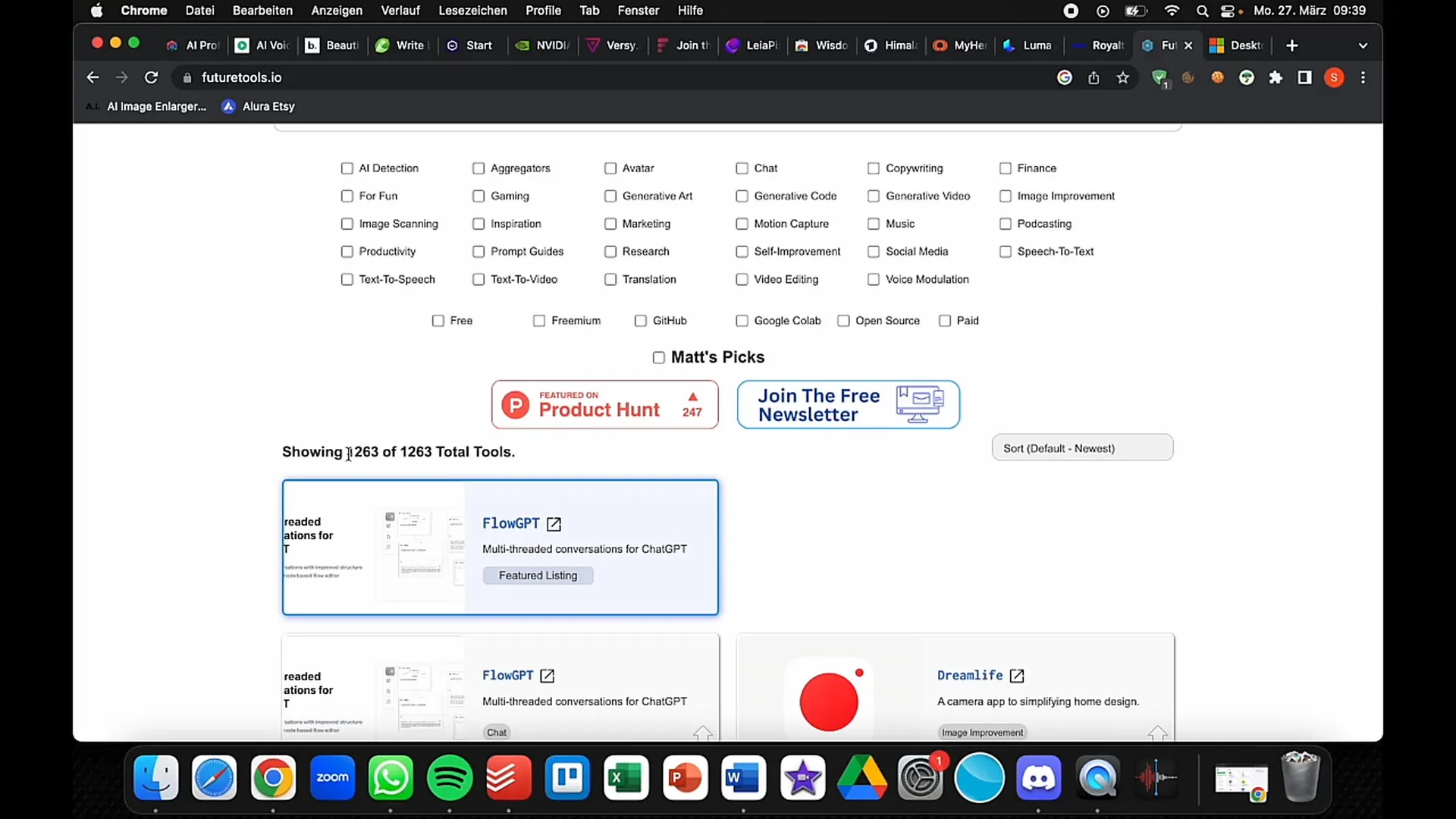 Entdecke 13 maßgeschneiderte AI-Tools für kreative Arbeiten