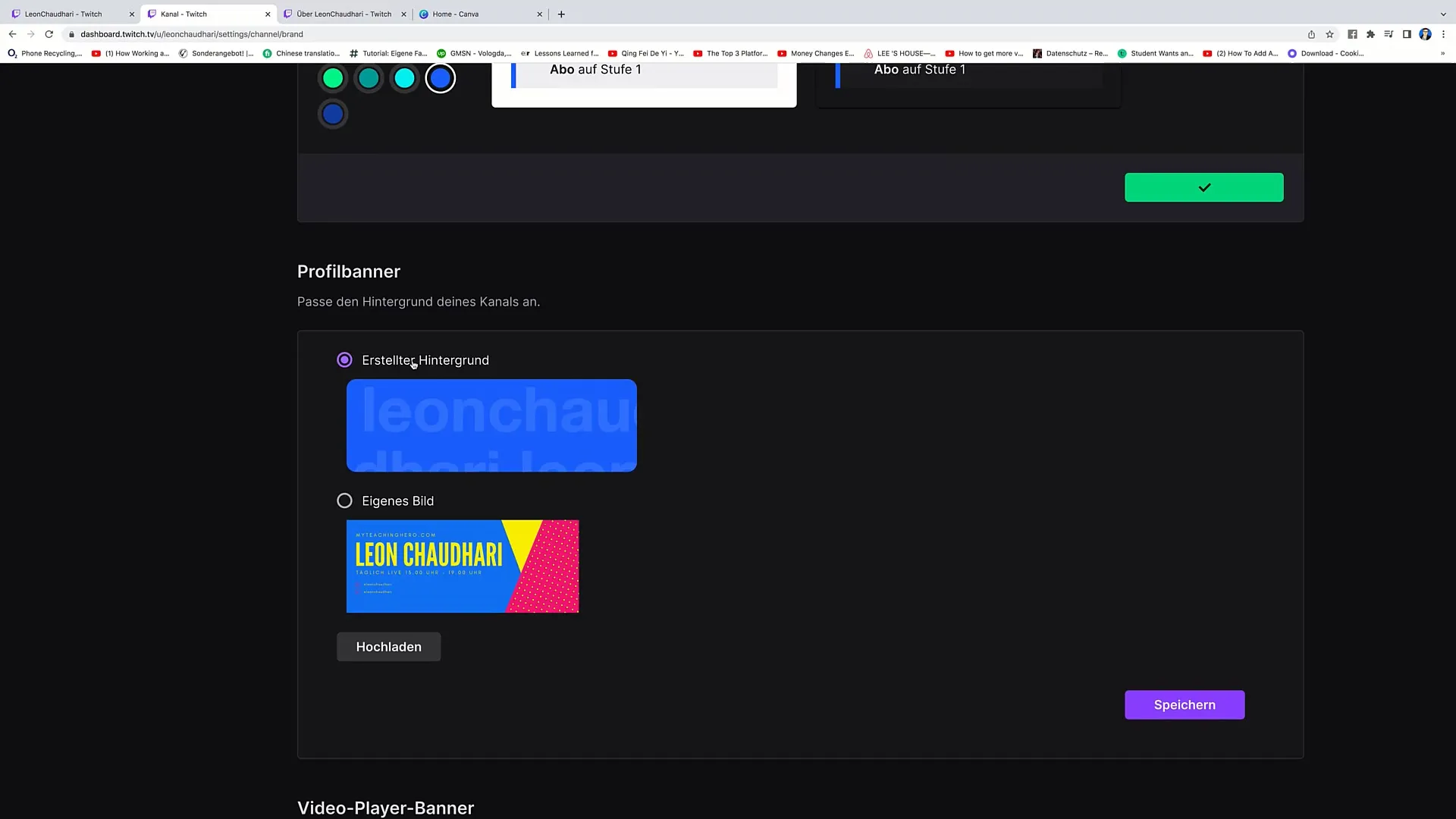 Navodila za ustvarjanje profilske slike na Twitchu