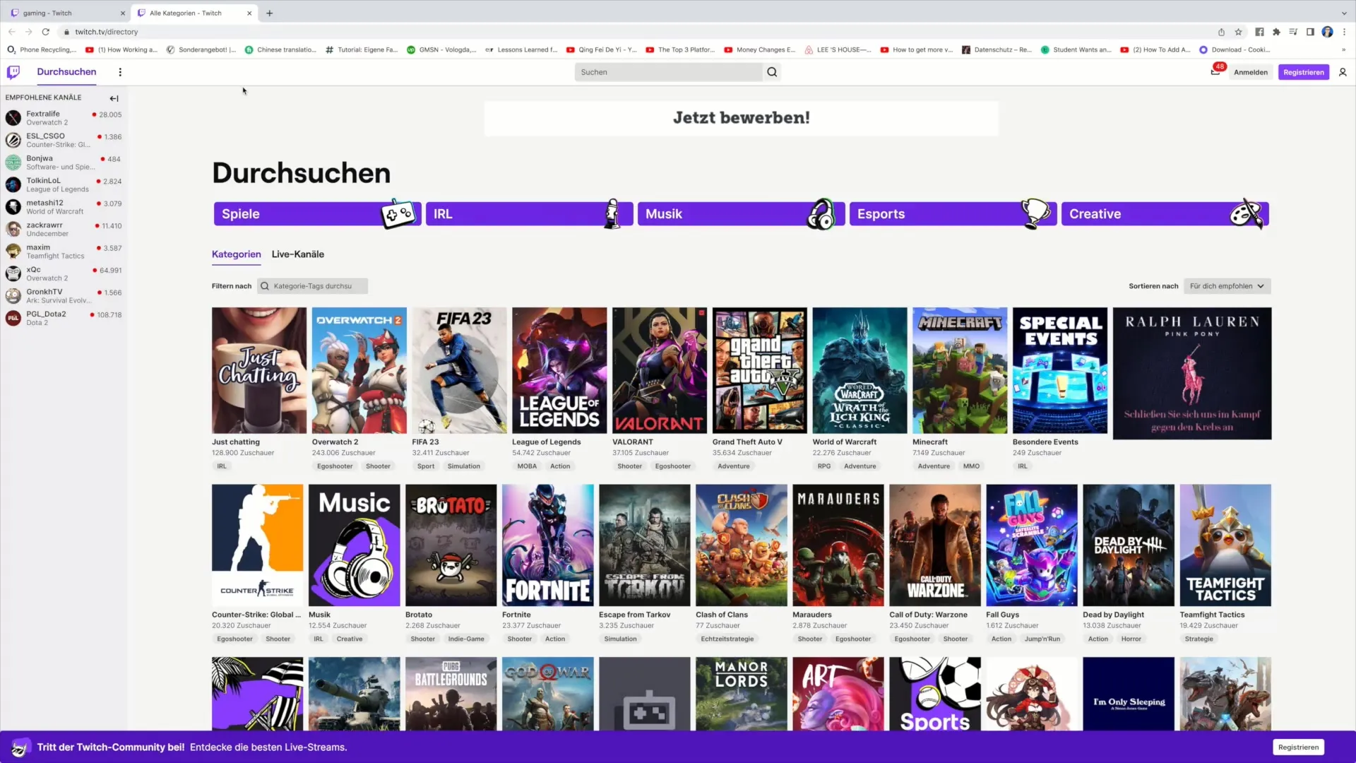 Pełne zrozumienie profili streamerów na Twitchu