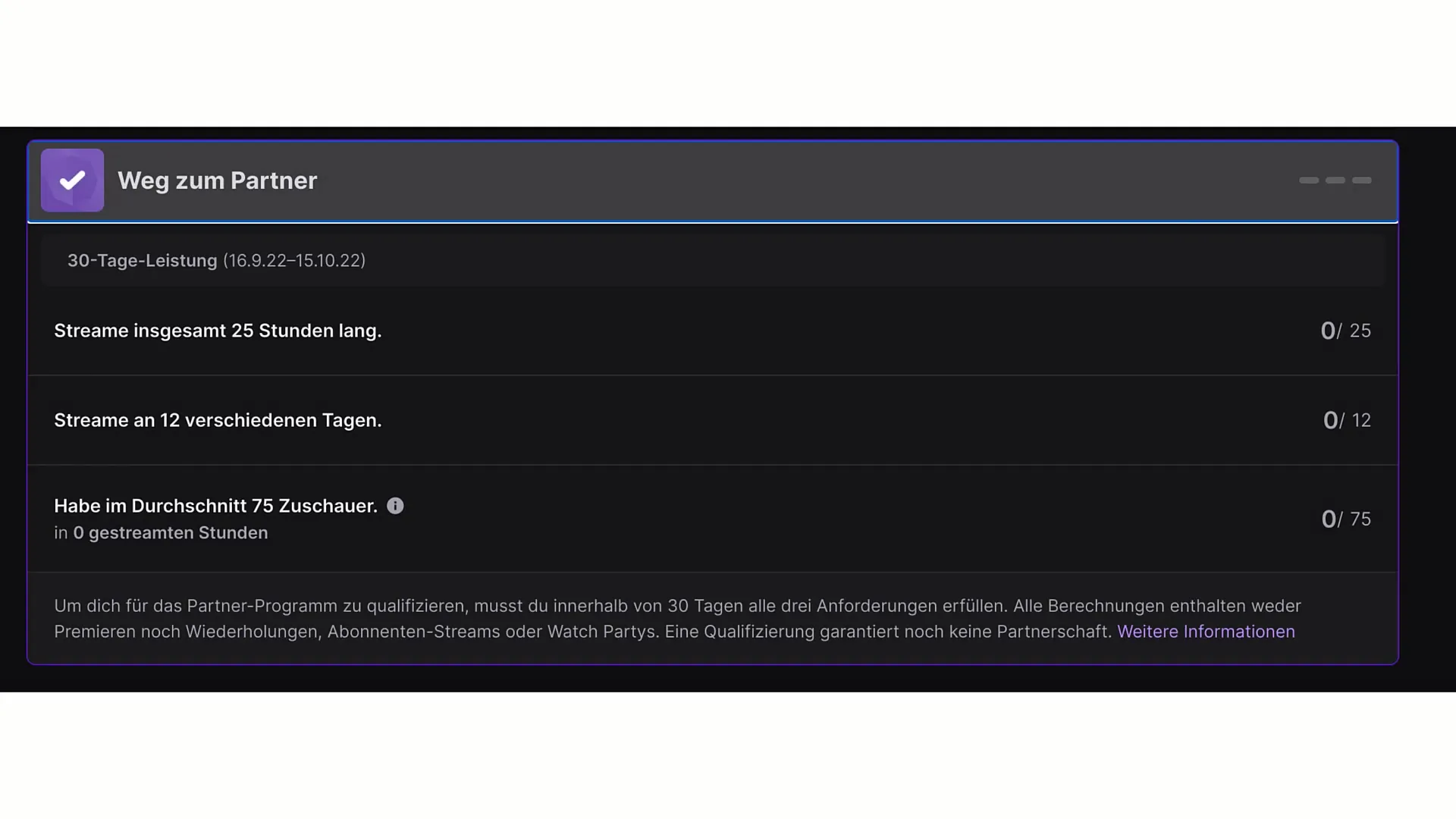 Twitch ortağı olmak için başarılı bir şekilde ilerleme - Adım adım kılavuz