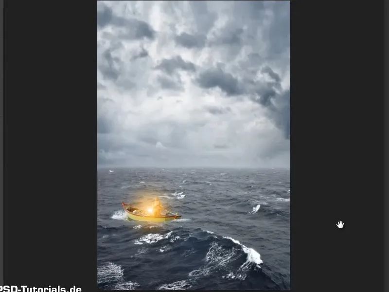 Photoshop-Compositing - Het orakel van de zee - Deel 04: Lamp uitknippen en laten schijnen