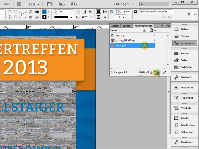 Skapa affisch i Adobe InDesign - Del 4: Skapa QR-kod och texturer