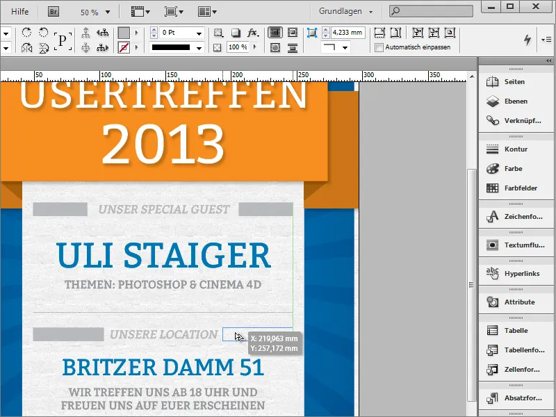 Design plakat i Adobe InDesign - Del 4: Opret QR-kode og teksturer.