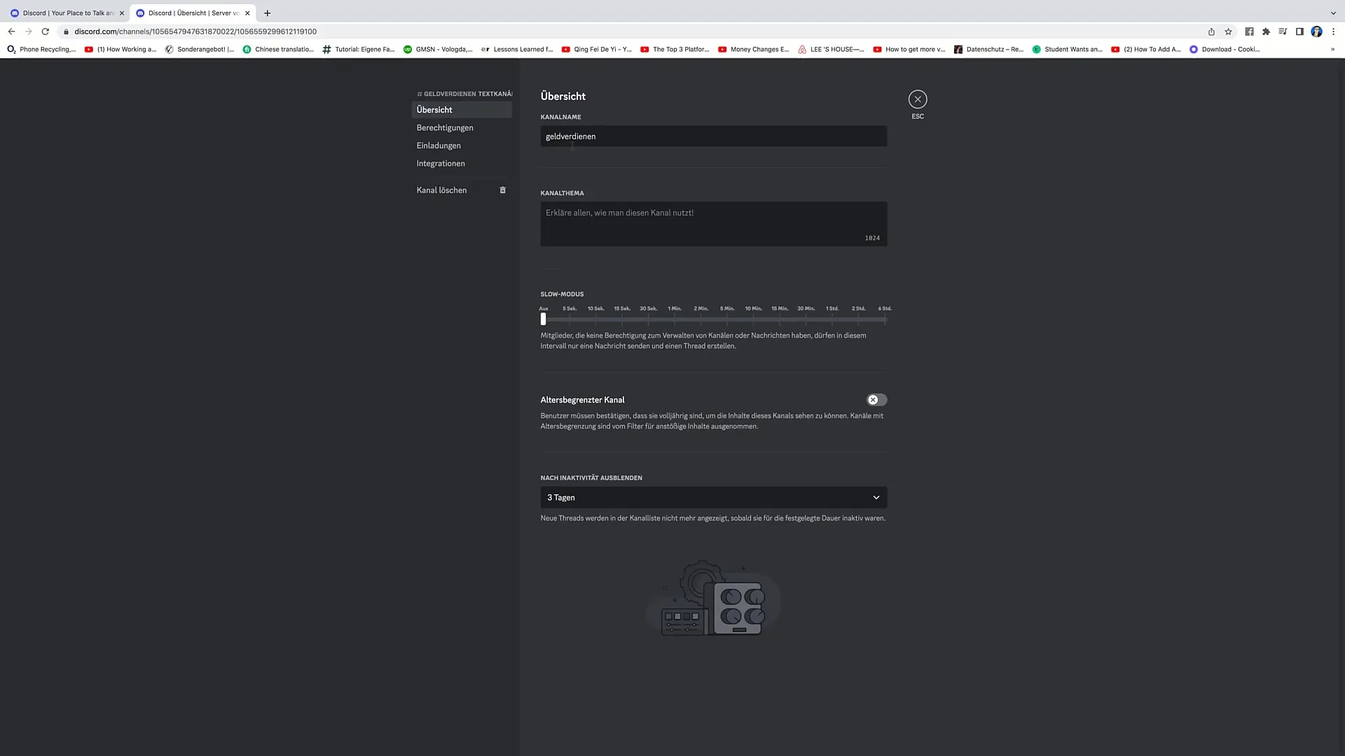 Livestreaming tutorial: text channels and voice channels