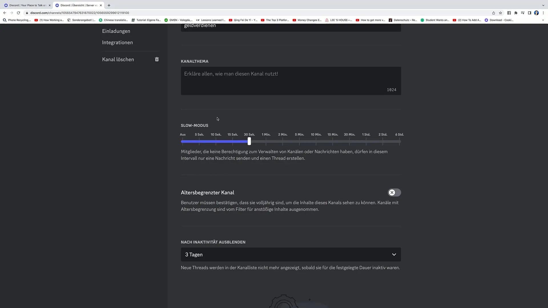 Livestreaming tutorial: Text channels and voice channels