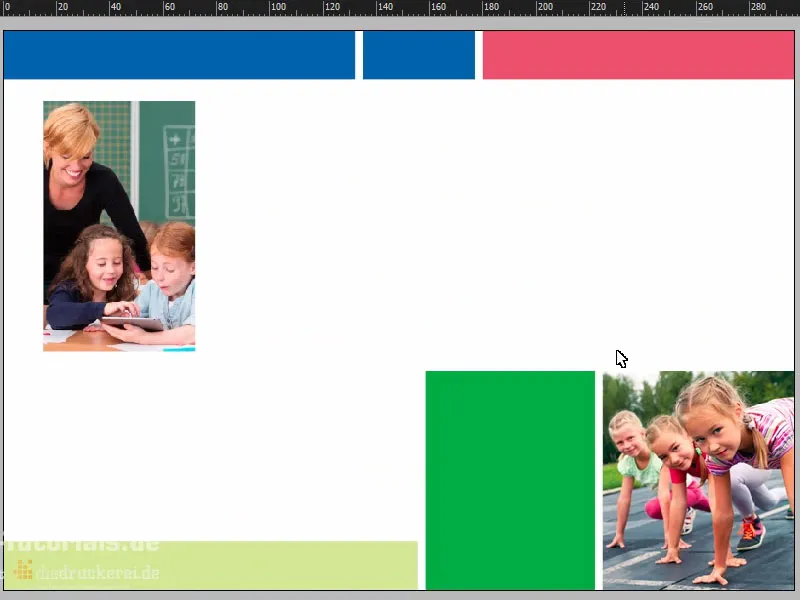 Volantino pieghevole DIN A5 - in formato verticale con 4 pagine da progettare e stampare Parte 2 Volantino pieghevole DIN A5 - Progettazione e stampa in formato verticale a 4 pagine Parte 2