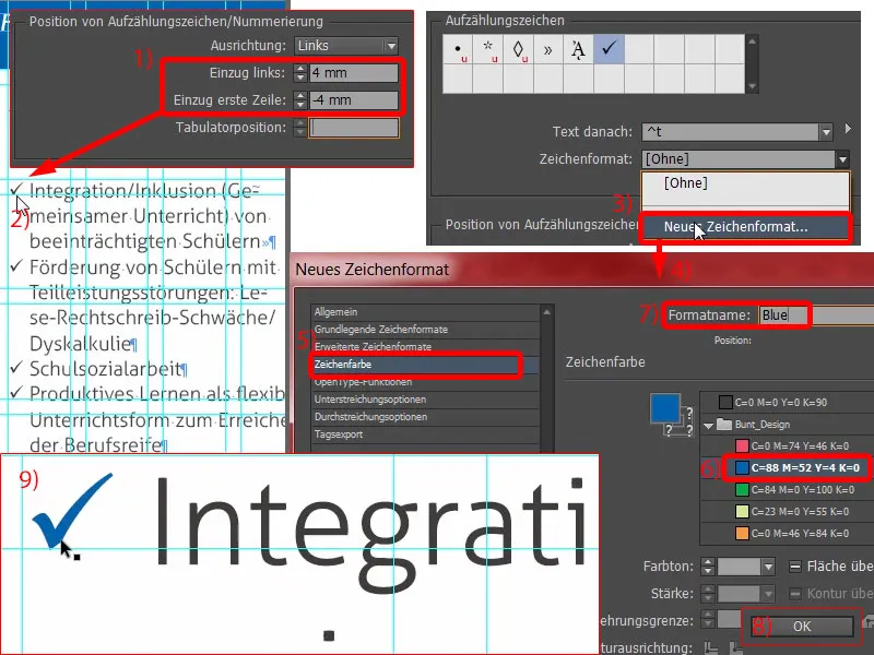Realizzare e stampare opuscoli pieghevoli DIN A5 - formato verticale con 4 pagine Parte 2 Volantino pieghevole DIN A5 - Formato verticale con 4 pagine design e stampa Parte 2