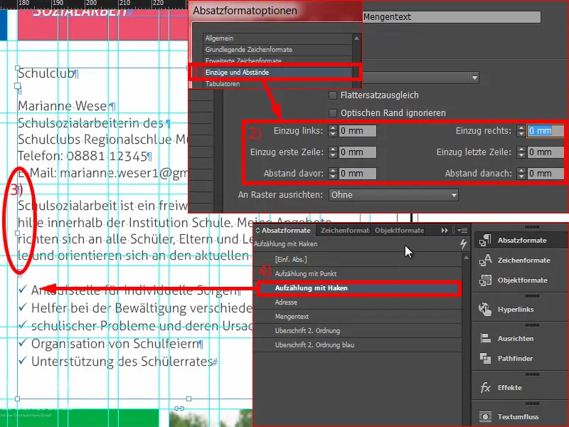 Volantino pieghevole DIN A5 - Formato verticale con 4 pagine da progettare e stampare Parte 2 Volantino pieghevole DIN A5 - formato verticale con 4 pagine progettare e stampare Parte 2