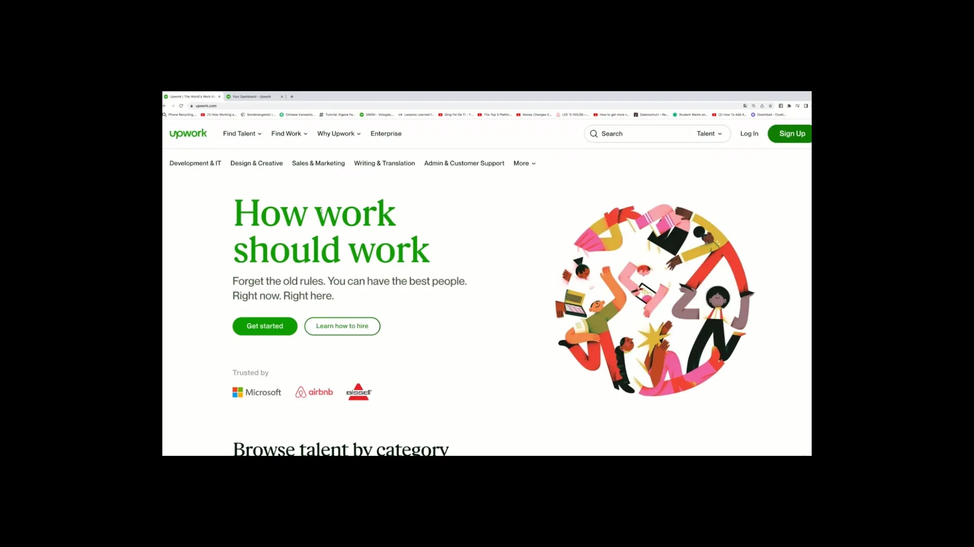 Efektīvi atrast preču dizainerus, izmantojot Upwork