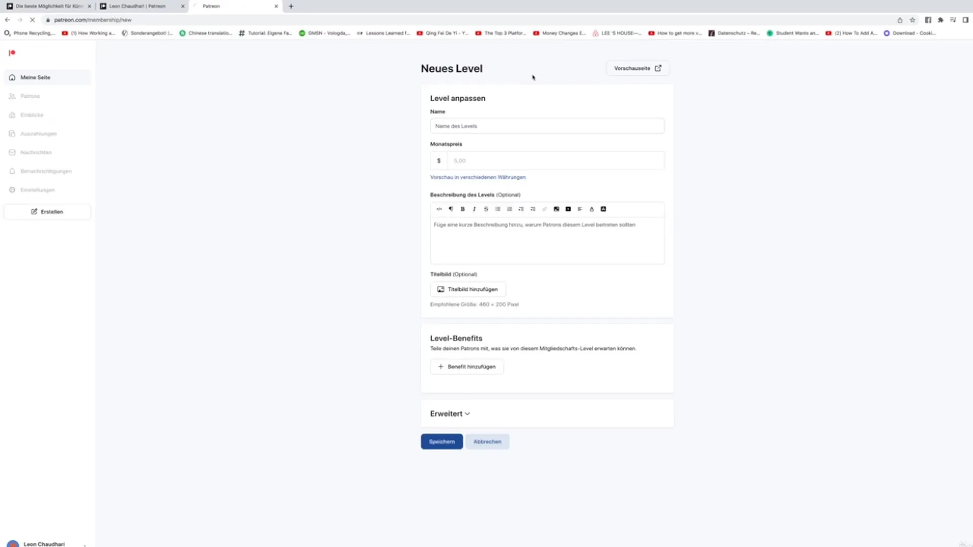 Patreon faydaları oluşturmak için kapsamlı kılavuz