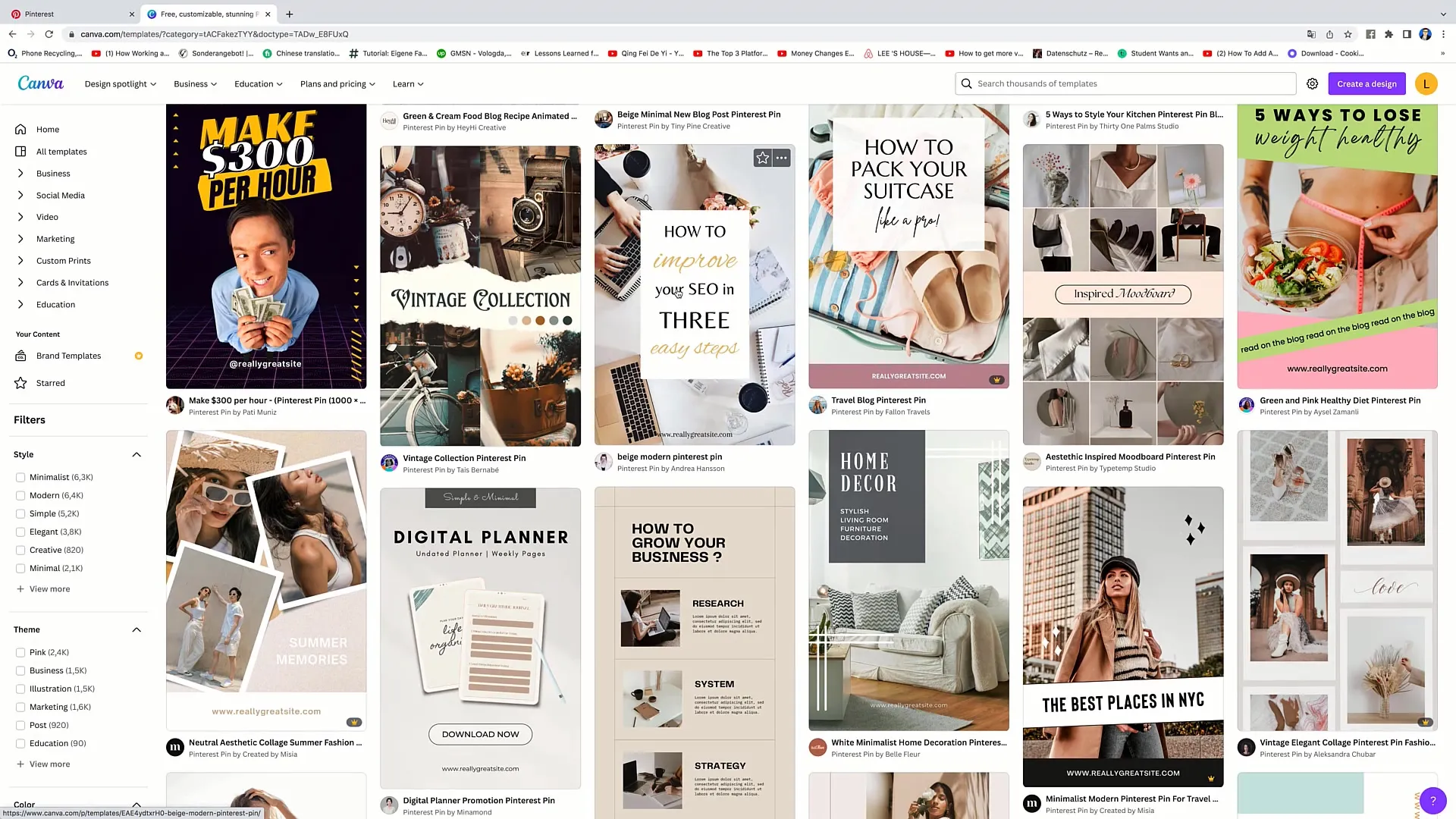 Onnistunut suoratoisto Pinterest-markkinoinnin avulla