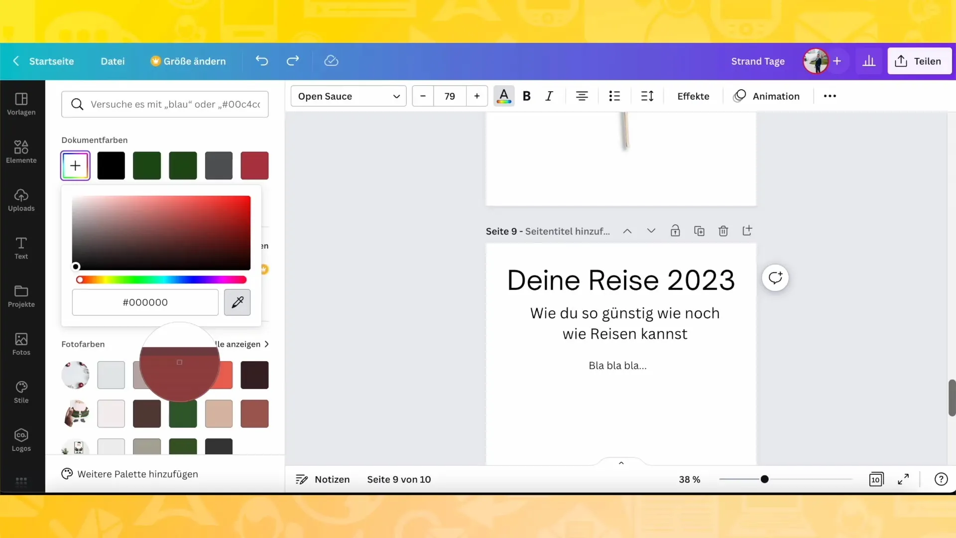 Kreative Textgestaltung mit Canva – Ein umfassendes Tutorial