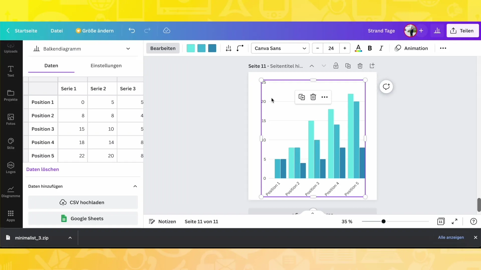 Diagramas de Canva: Crear y ajustar diagramas en Canva