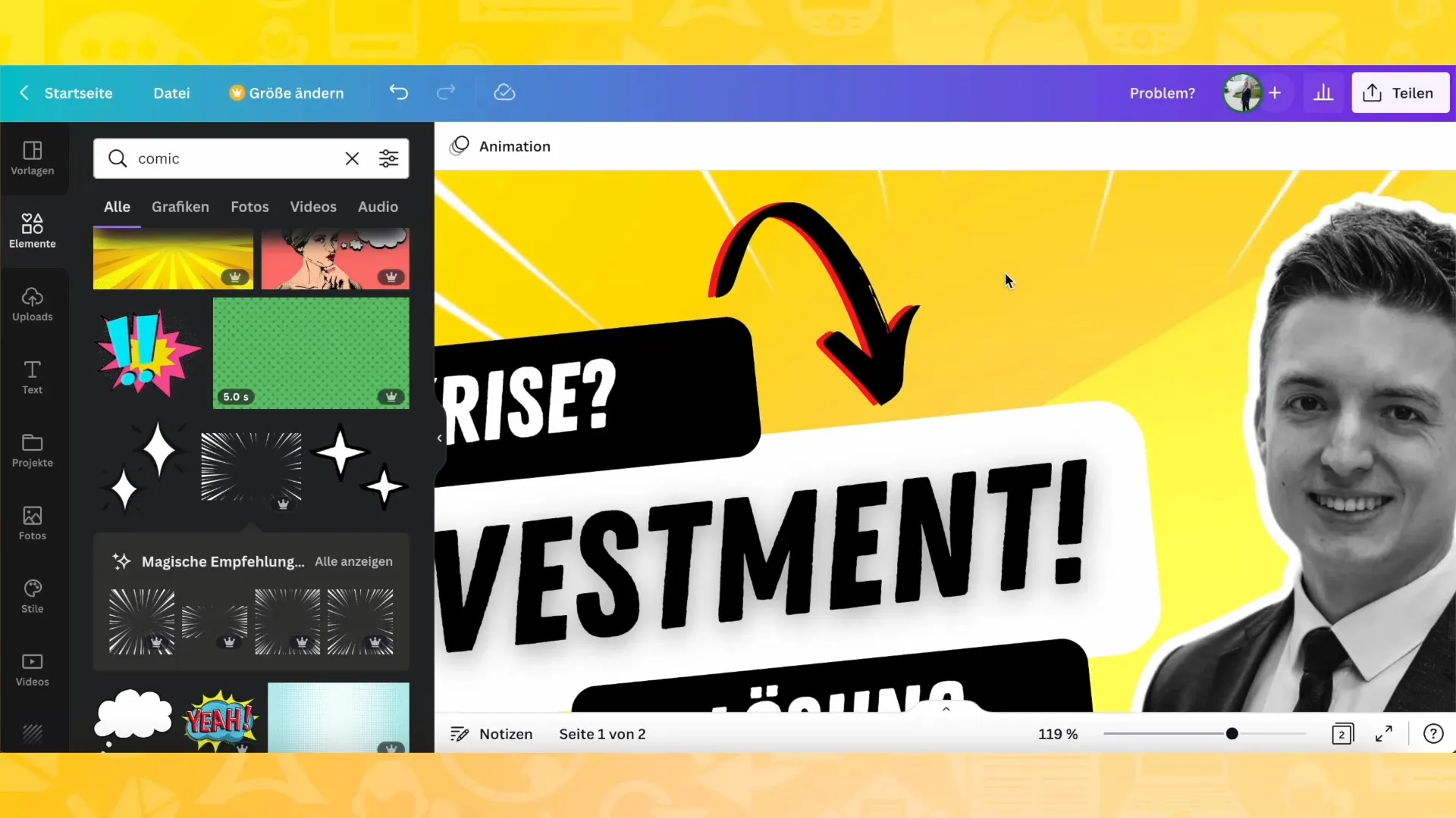 This is how you create a striking YouTube thumbnail with Canva