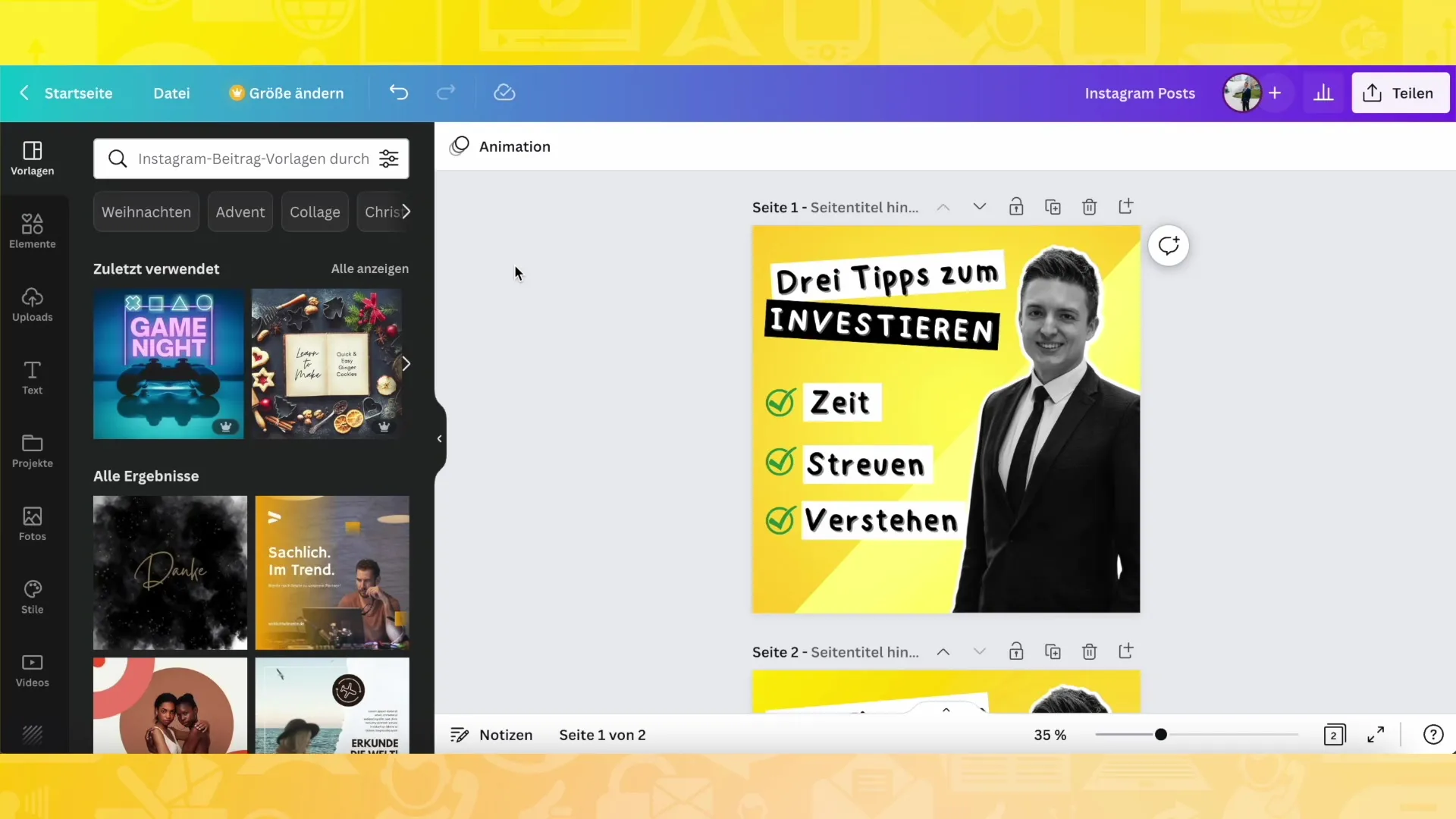 Organisation deiner Canva-Projekte leicht gemacht