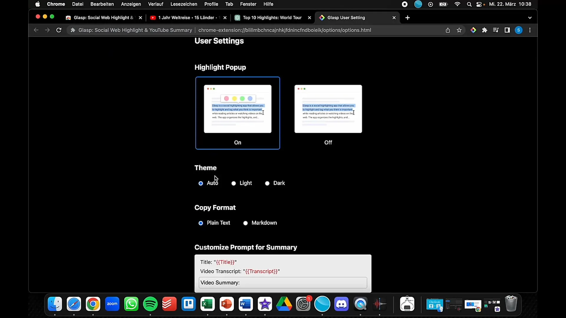 Efficient use of Glass: How to transcribe and analyze videos