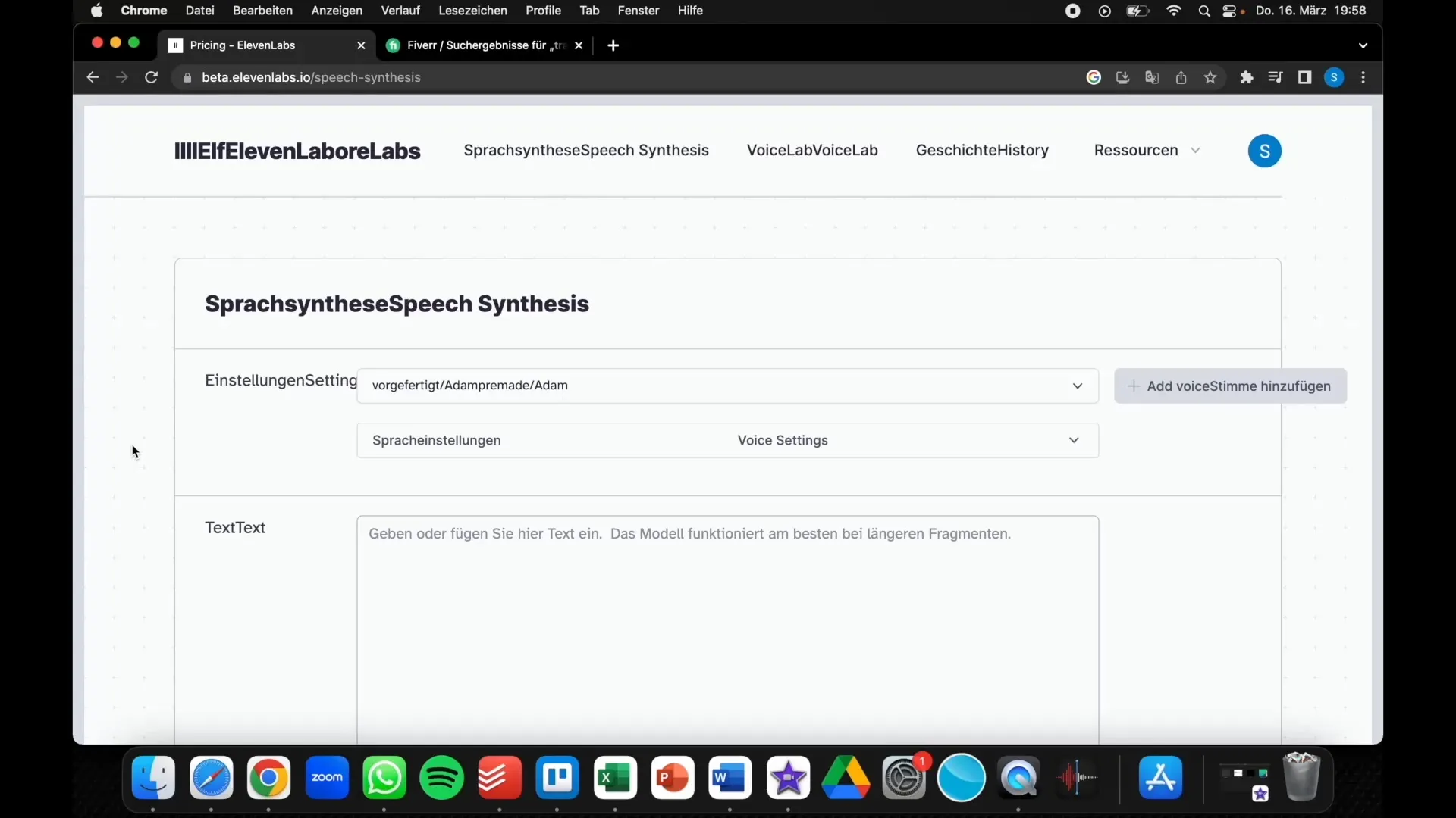 Membuat audio profesional dengan Elevenlabs