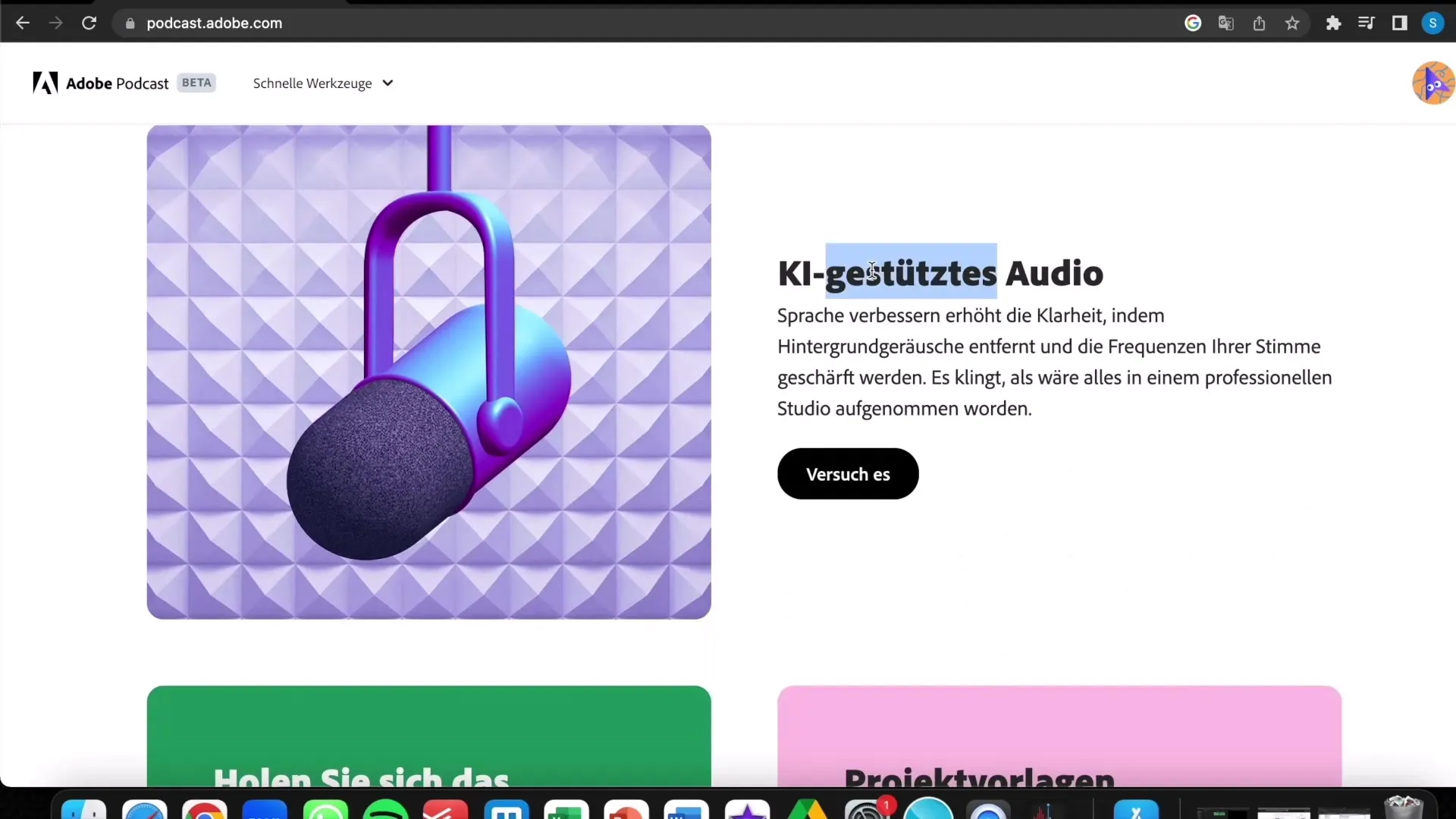 Ako odstrániť šum v pozadí pomocou aplikácie Adobe Podcast!