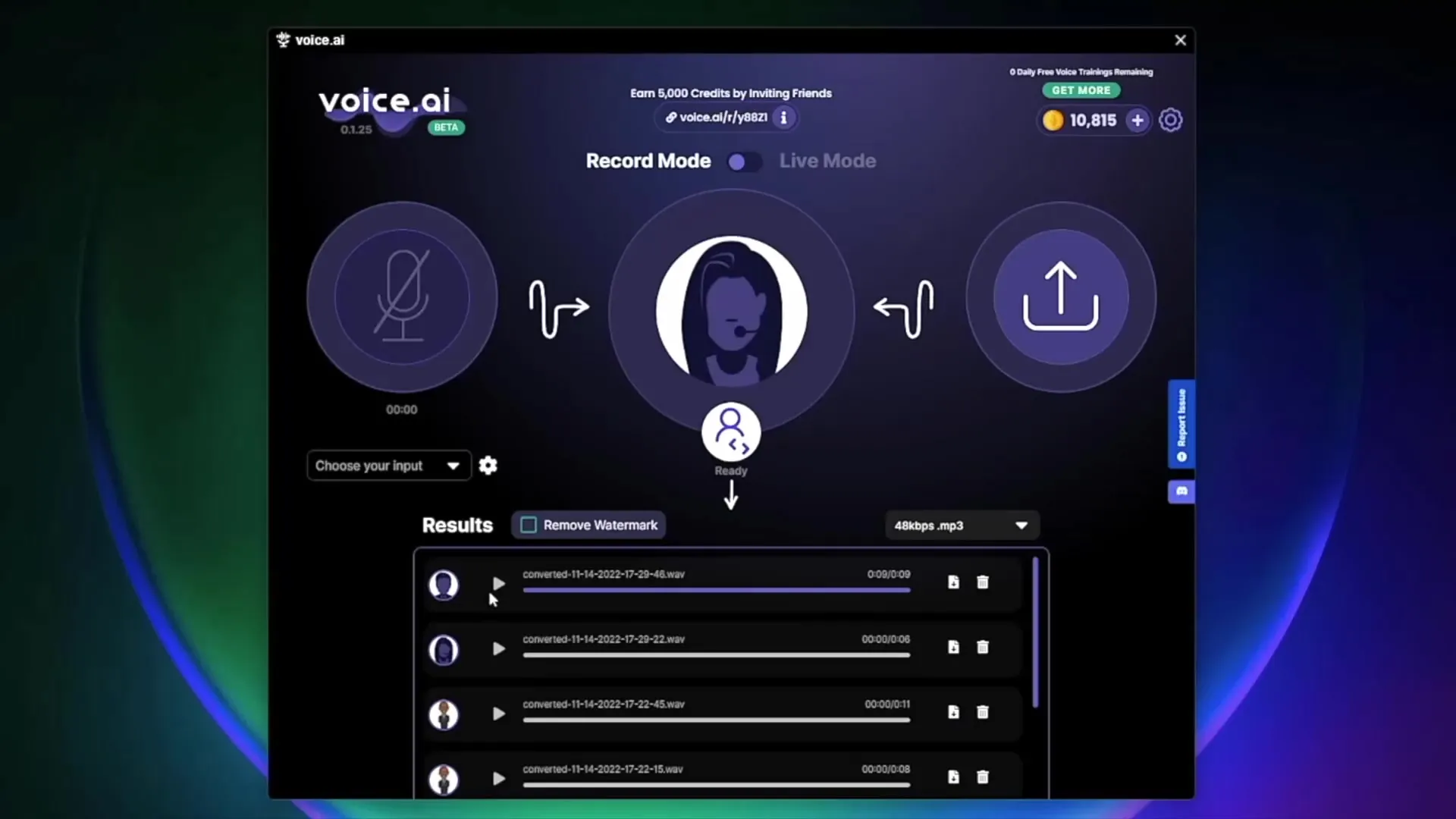 Convert voice with Voice.ai - A step-by-step guide to use