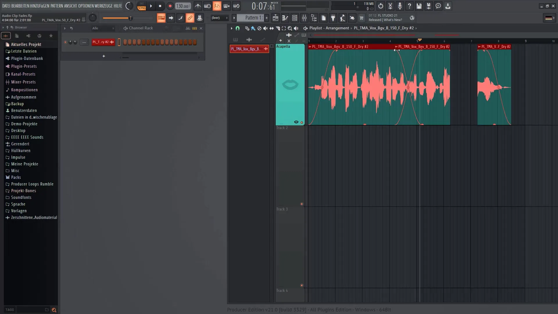 FL Studio 21: Az audioklipek helyes használata