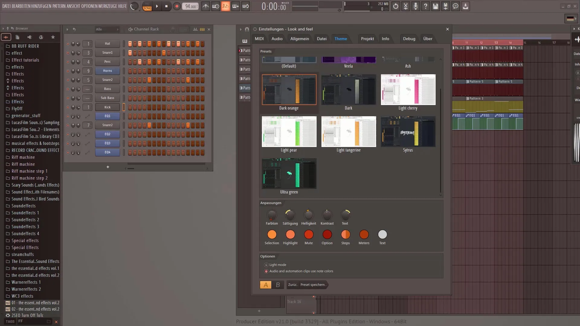 FL Studio 21: Wykorzystaj nowe motywy interfejsu użytkownika do tworzenia swojego indywidualnego designu