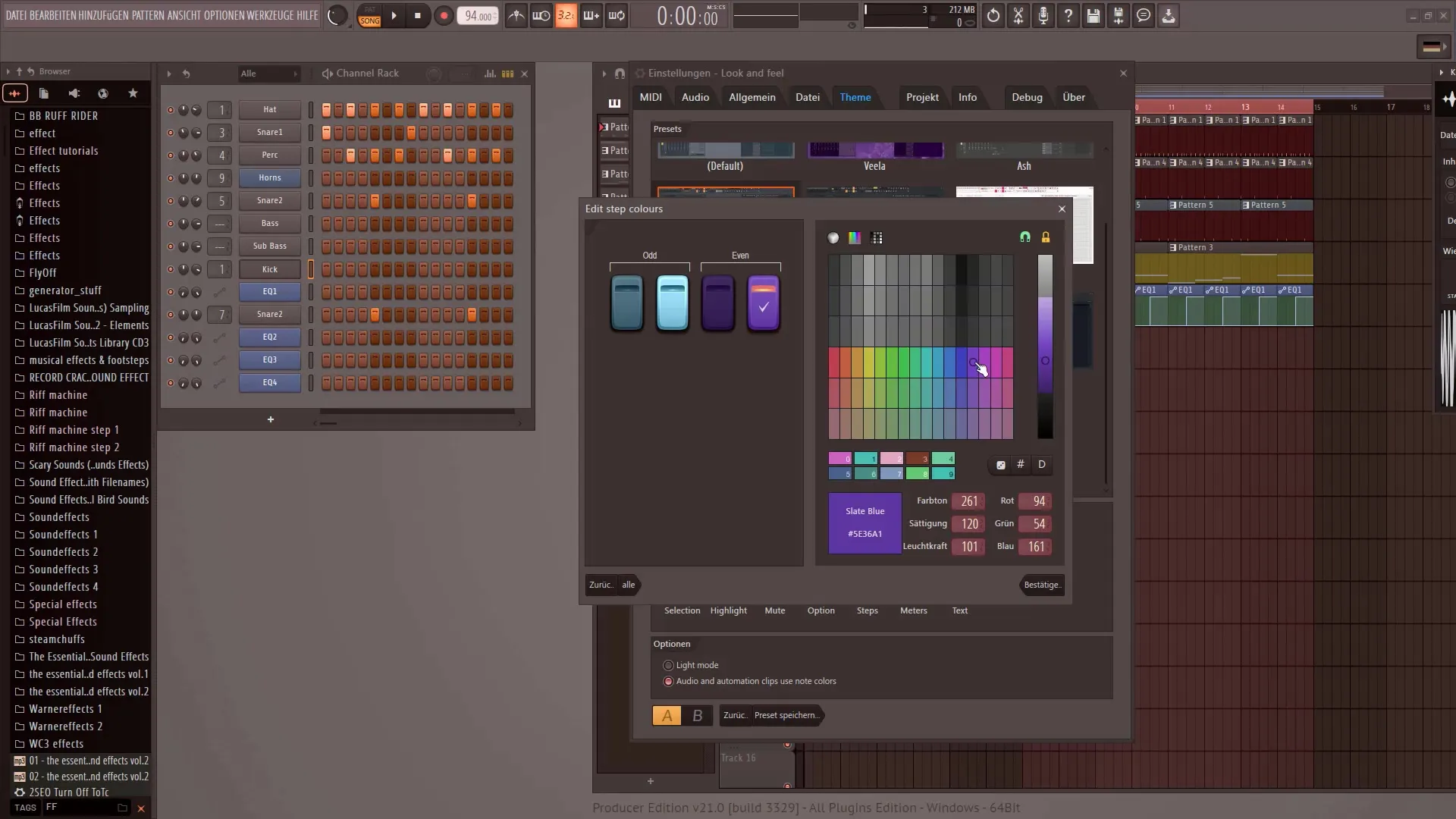 FL Studio 21: Skorzystaj z nowych motywów interfejsu użytkownika do stworzenia własnego designu