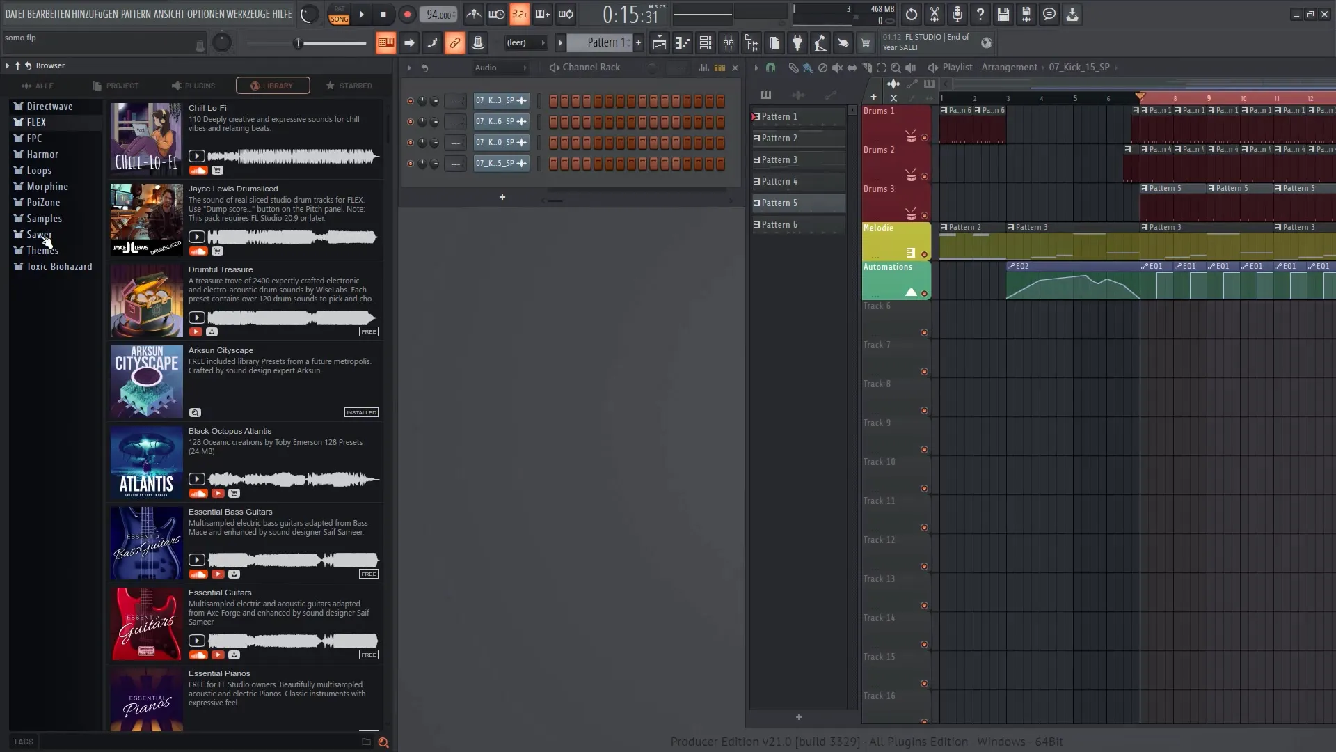 FL Studio 21: Navigateur de fichiers amélioré