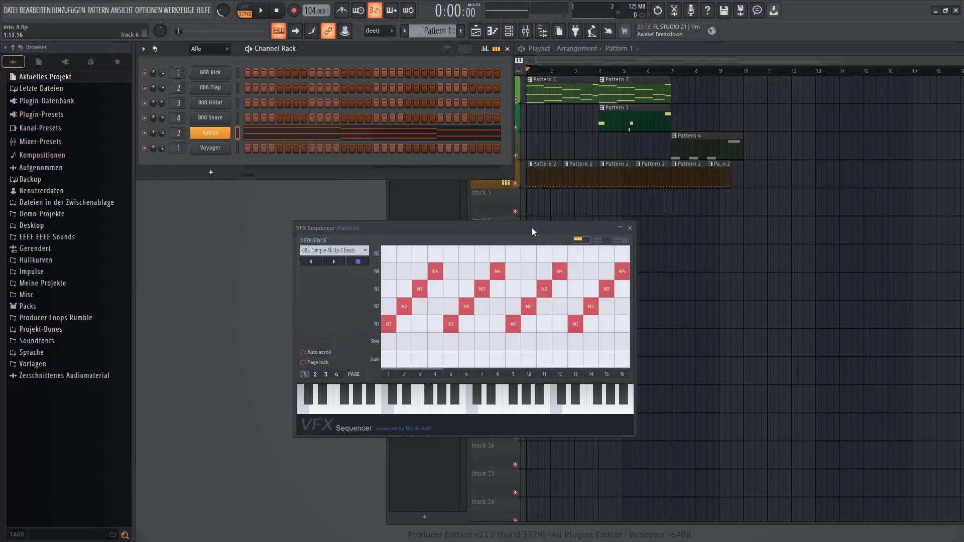 FL Studio 21: Hatékony hangtervezés a VFX Sequencerrel