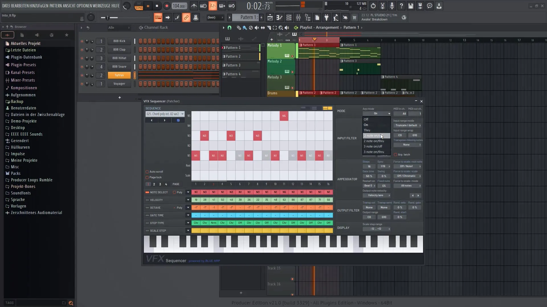 FL Studio 21: Efektywne kreowanie dźwięków za pomocą sekwencera VFX