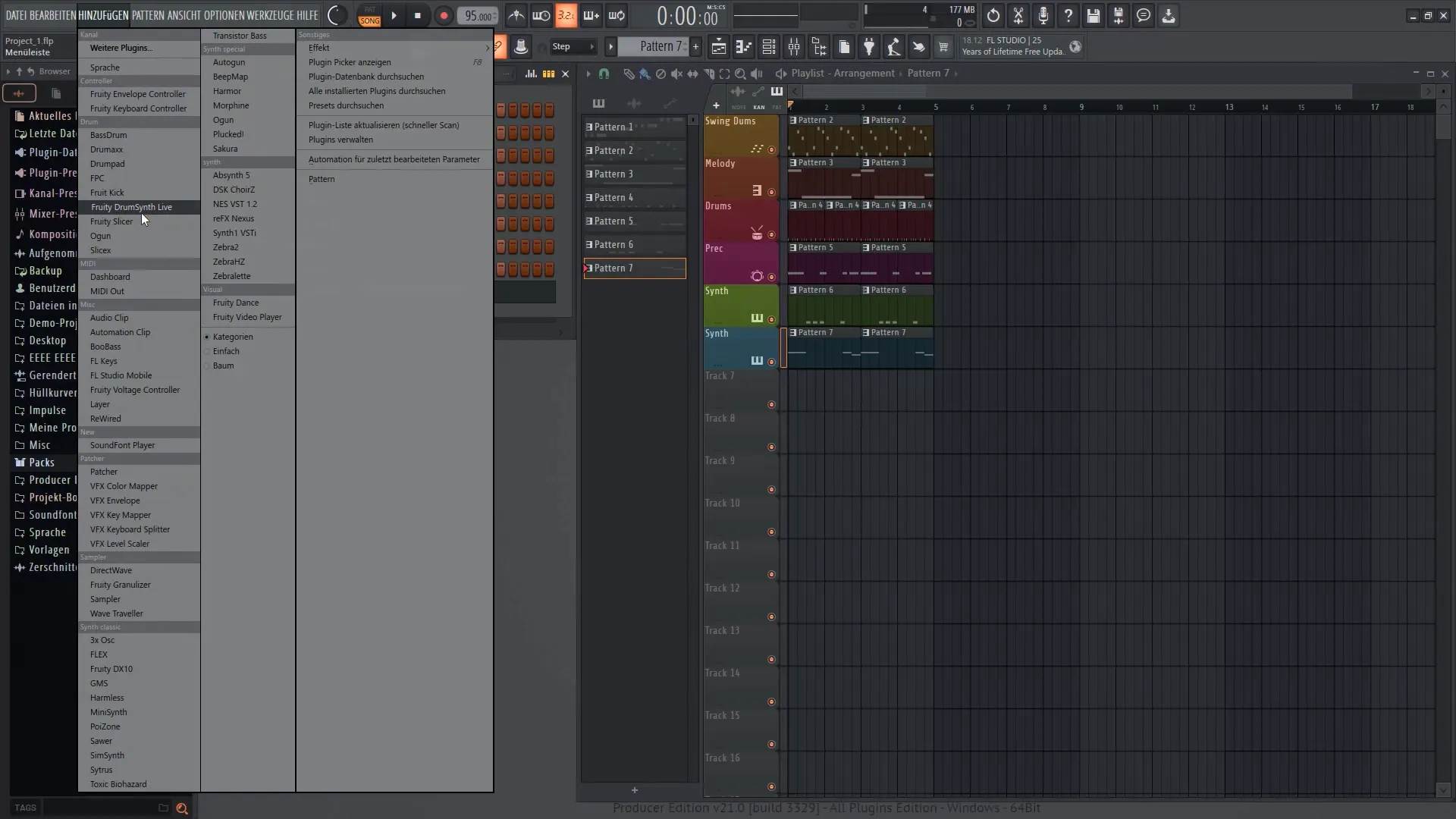 Poveži strojno opremo v programu FL Studio 21 in upravljaj vtičnike