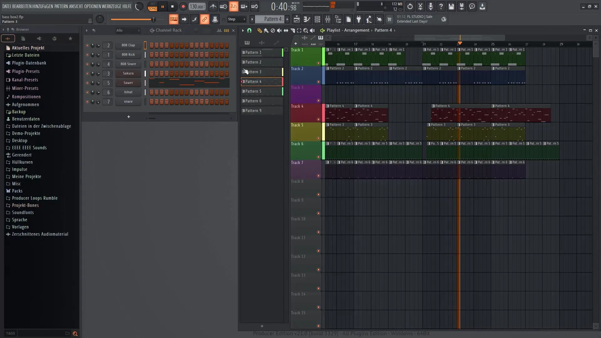 FL Studio 21 – Wykorzystywanie sekwencera krokowego i listy odtwarzania efektywnie